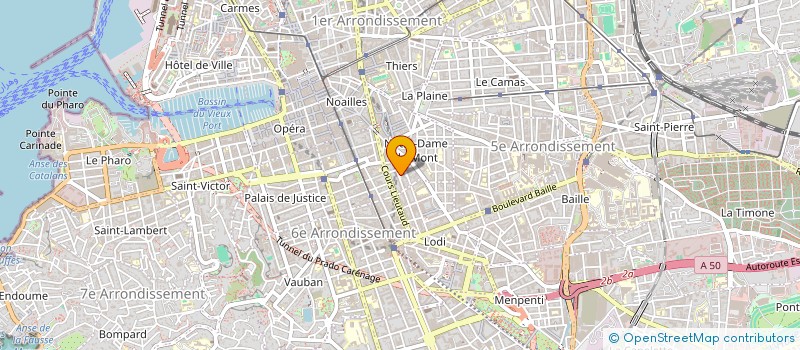localisation de l'entreprise HOLDING TRIPALIUM à MARSEILLE