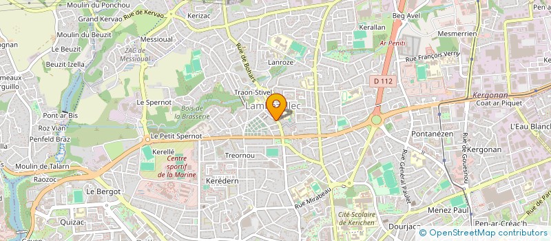 localisation de l'entreprise HOLDING TRISKEL à BREST