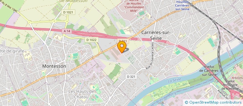 localisation de l'entreprise HOLDING TROPHY  CARRIERES-SUR-SEINE