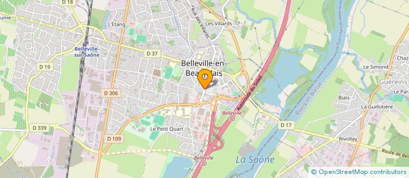 localisation de l'entreprise HOLDING TRV à BELLEVILLE-EN-BEAUJOLAIS