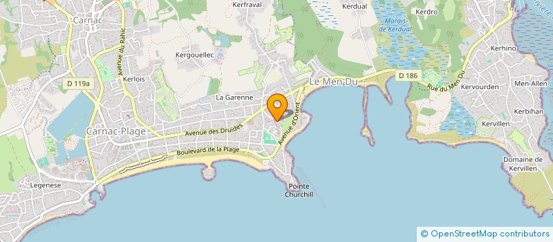 localisation de l'entreprise HOLDING TY BAGHEU  CARNAC