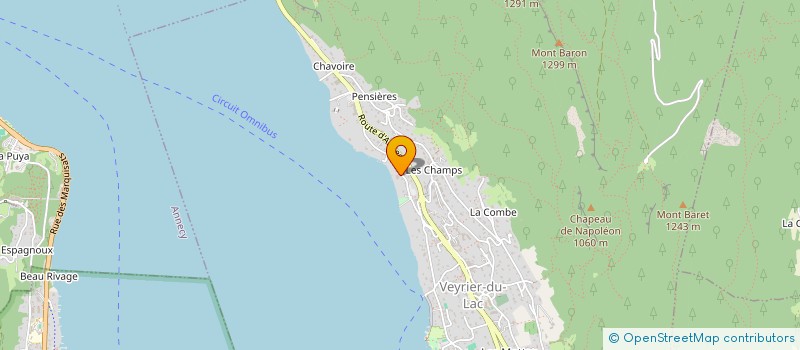 localisation de l'entreprise HOLDING TY GLAZ  VEYRIER-DU-LAC