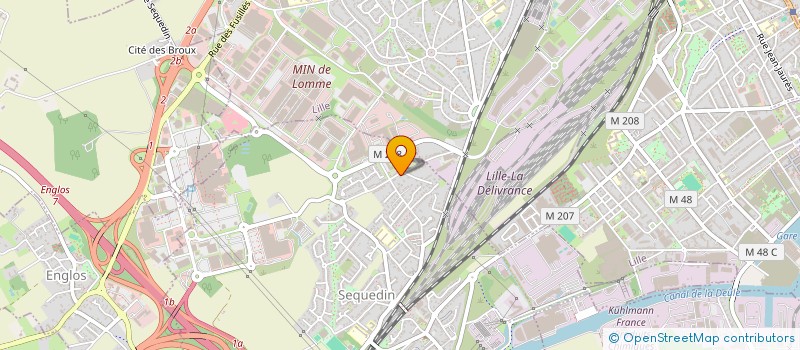 localisation de l'entreprise HOLDING UK  SEQUEDIN