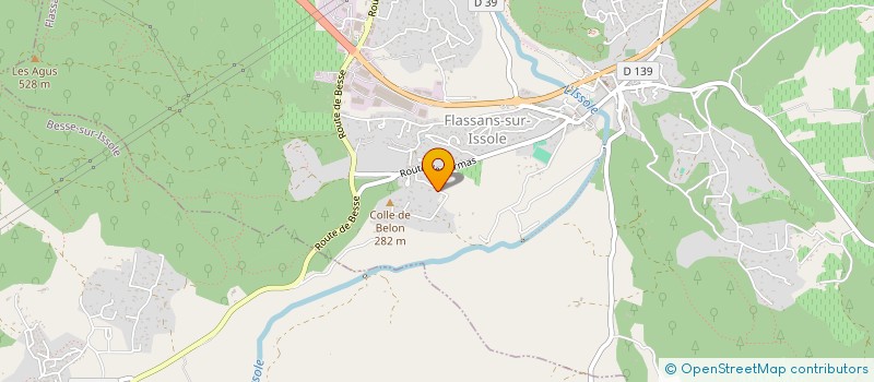 localisation de l'entreprise HOLDING UNIVERS INVEST  FLASSANS-SUR-ISSOLE