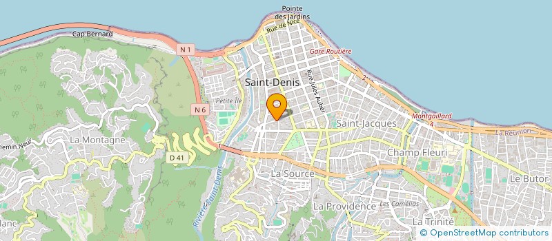 localisation de l'entreprise HOLDING UP à SAINT-DENIS
