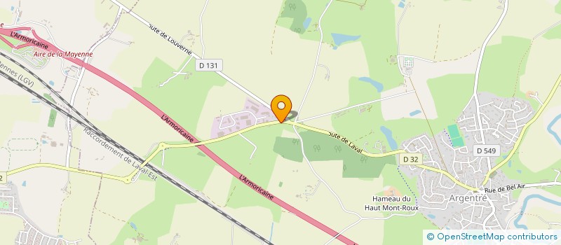 localisation de l'entreprise HOLDING UZU BRUNO  SOULGE-SUR-OUETTE