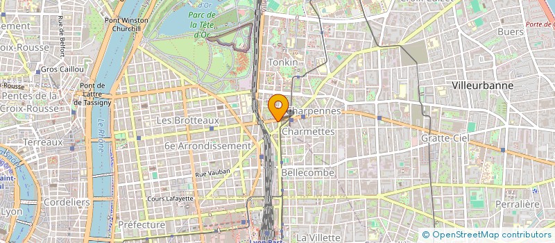 localisation de l'entreprise HOLDING V.D.V  LYON