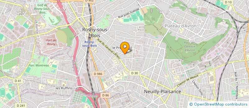 localisation de l'entreprise HOLDING V.S.T à ROSNY-SOUS-BOIS