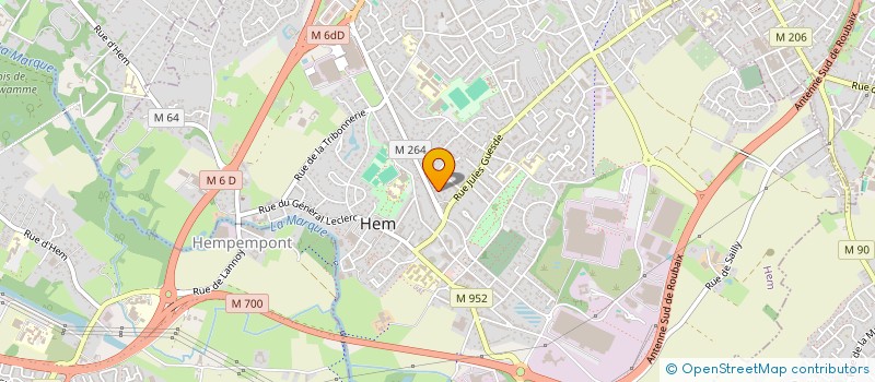 localisation de l'entreprise HOLDING V2D2  HEM