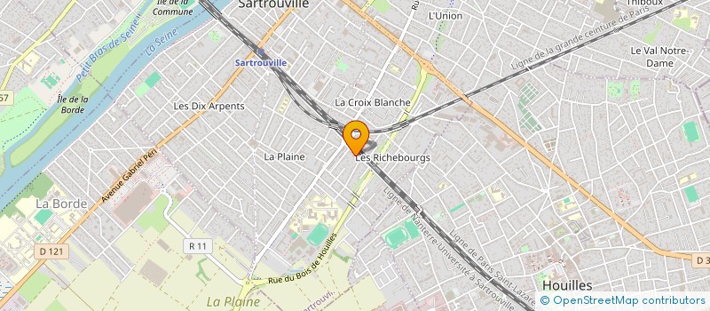 localisation de l'entreprise HOLDING VALANT  SARTROUVILLE