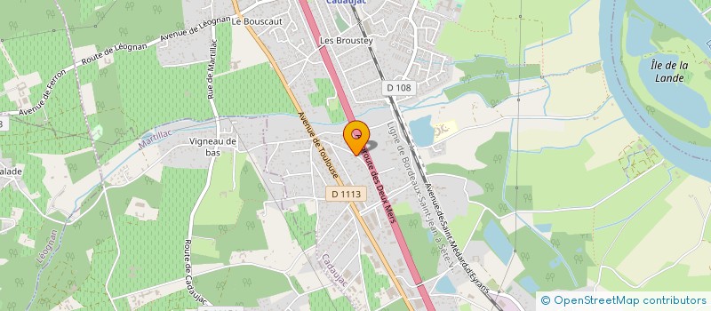 localisation de l'entreprise HOLDING VALDEVEZ  CADAUJAC