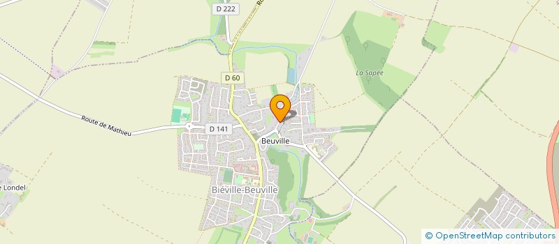 localisation de l'entreprise HOLDING VALLOIS  BIEVILLE-BEUVILLE