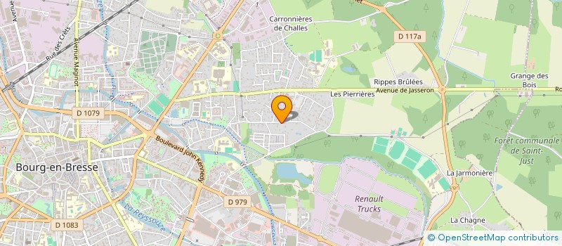 localisation de l'entreprise HOLDING VALORIS à BOURG-EN-BRESSE