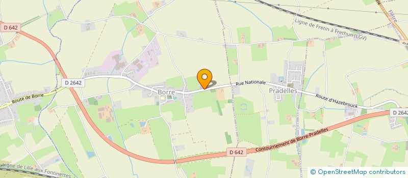 localisation de l'entreprise HOLDING VAN-ELSLANDE  BORRE