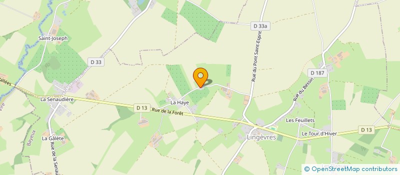 localisation de l'entreprise HOLDING VANDECANDELAERE MARC  LINGEVRES