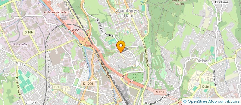 localisation de l'entreprise HOLDING VANTARD à CHAMBERY