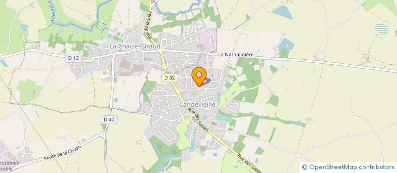 localisation de l'entreprise HOLDING VAR à LANDEVIEILLE