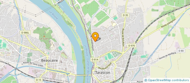 localisation de l'entreprise HOLDING VARACALLO  TARASCON