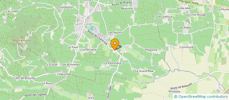 localisation de l'entreprise HOLDING VARCEFLO  SAINT-LAGER