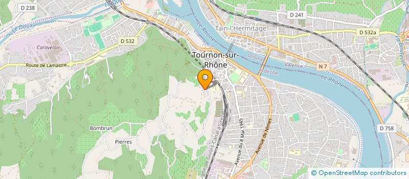 localisation de l'entreprise HOLDING VASSILIEFF à TOURNON-SUR-RHONE