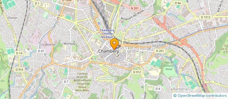 localisation de l'entreprise HOLDING VAUGELAS  CHAMBERY