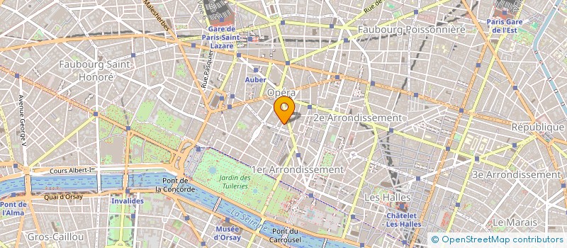 localisation de l'entreprise HOLDING VCO 2  PARIS