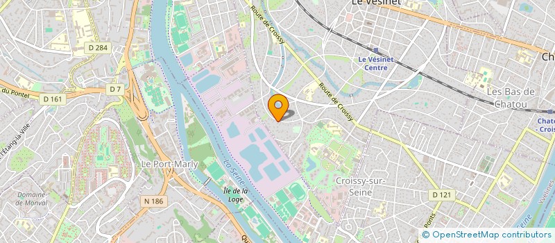 localisation de l'entreprise HOLDING VDC  LE VESINET