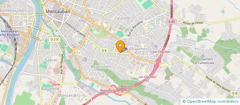 localisation de l'entreprise HOLDING VE  MONTAUBAN