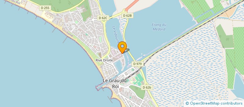 localisation de l'entreprise HOLDING VEGA  LE GRAU-DU-ROI