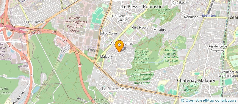 localisation de l'entreprise HOLDING VEGAS à CHATENAY-MALABRY