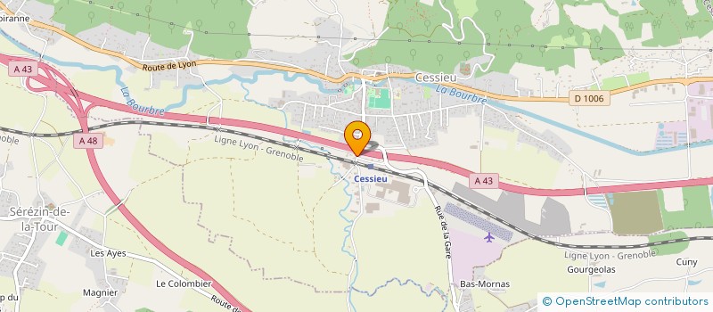 localisation de l'entreprise HOLDING VEILLEUX  CESSIEU