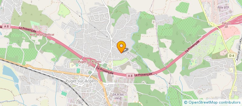 localisation de l'entreprise HOLDING VERCHERE-ROSS  PUGET-SUR-ARGENS