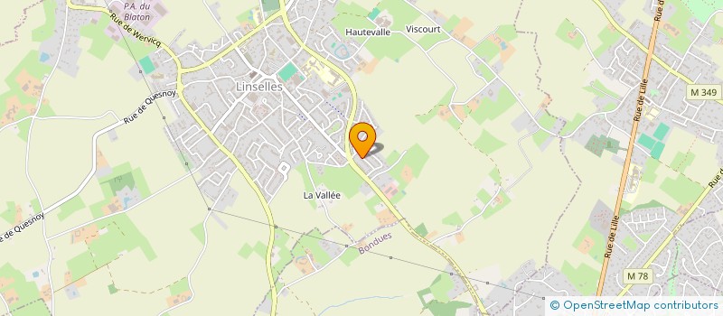 localisation de l'entreprise HOLDING VERSAILLE à LINSELLES