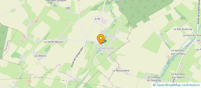 localisation de l'entreprise HOLDING VH  CAHAGNOLLES