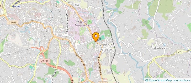 localisation de l'entreprise HOLDING VIALE à GRASSE