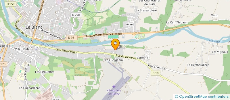 localisation de l'entreprise HOLDING VIBERT à LE BLANC