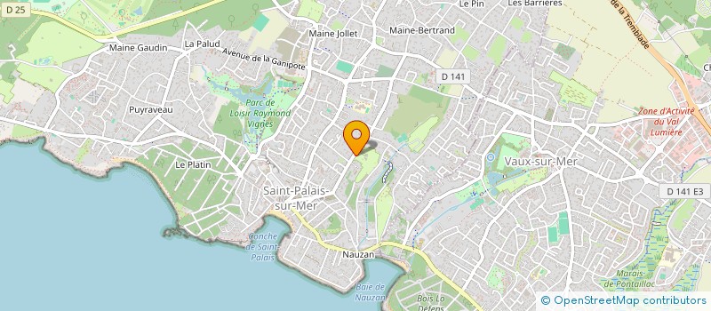 localisation de l'entreprise HOLDING VICTOIRE  SAINT-PALAIS-SUR-MER