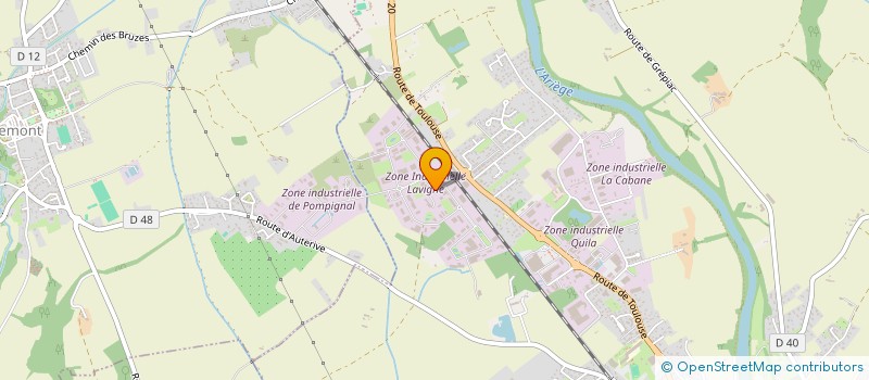 localisation de l'entreprise HOLDING VIDAL  MIREMONT