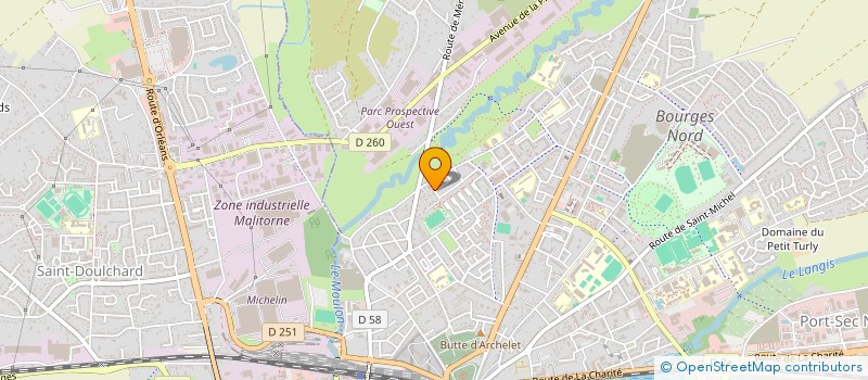 localisation de l'entreprise HOLDING VILLA CHEN  BOURGES