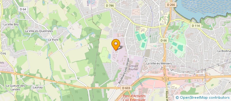 localisation de l'entreprise HOLDING VINCENT GUEGO  DINARD