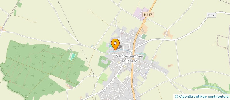 localisation de l'entreprise HOLDING VINCENT LAURENT  SAINTE-GEMME-LA-PLAINE