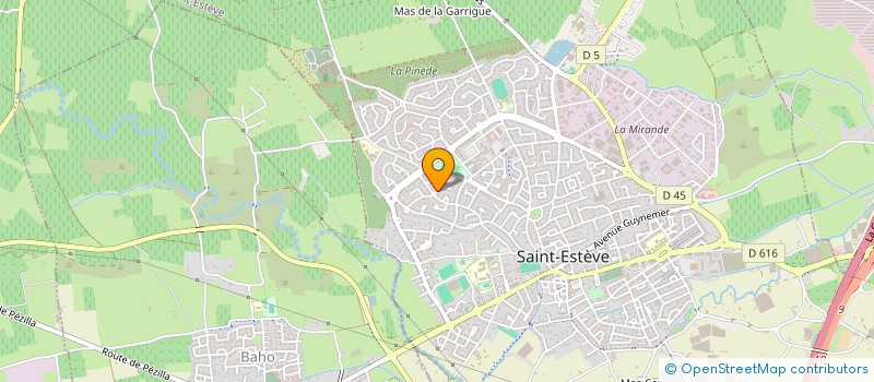 localisation de l'entreprise HOLDING VINCENT VERGE  SAINT-ESTEVE