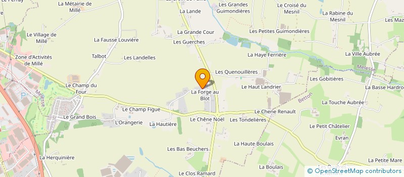 localisation de l'entreprise HOLDING VINNY  MELESSE