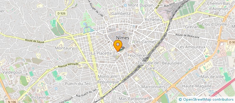 localisation de l'entreprise HOLDING VIOLA  NIMES