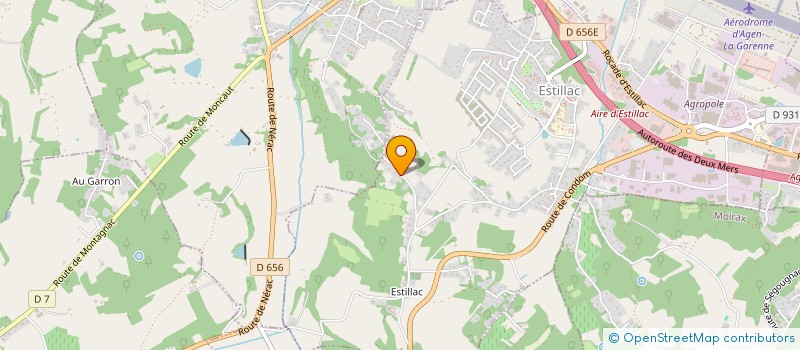 localisation de l'entreprise HOLDING VIRGINIE DIEMERT  ESTILLAC