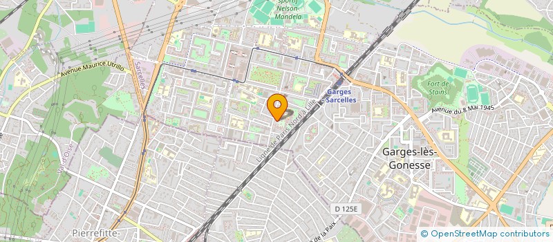 localisation de l'entreprise HOLDING VIRTUOSE à SARCELLES