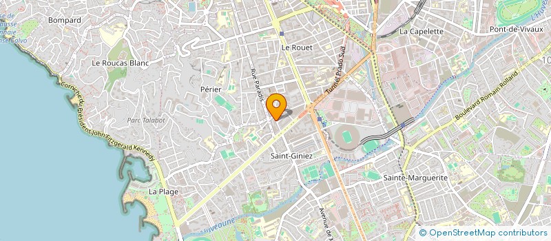 localisation de l'entreprise HOLDING VISION  MARSEILLE