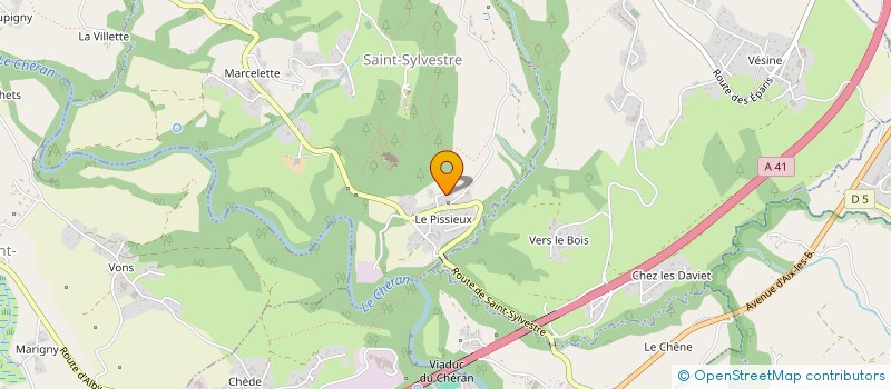 localisation de l'entreprise HOLDING VISSAC à SAINT-SYLVESTRE