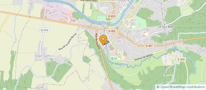 localisation de l'entreprise HOLDING VIVA à LA FERTE-SOUS-JOUARRE