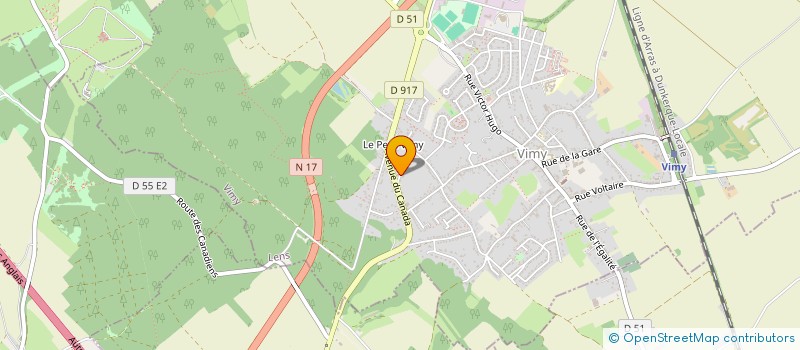 localisation de l'entreprise HOLDING VJBM  VIMY